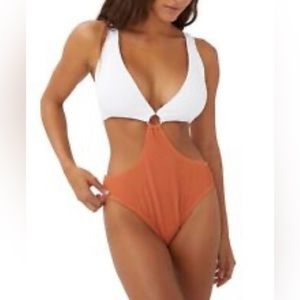 Cotton On cutout ring one piece bikini‎ swimsuit size S